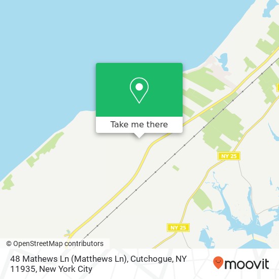 48 Mathews Ln (Matthews Ln), Cutchogue, NY 11935 map