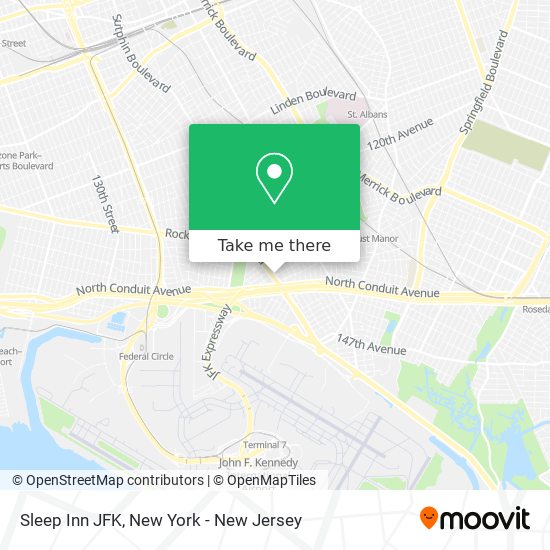 Mapa de Sleep Inn JFK