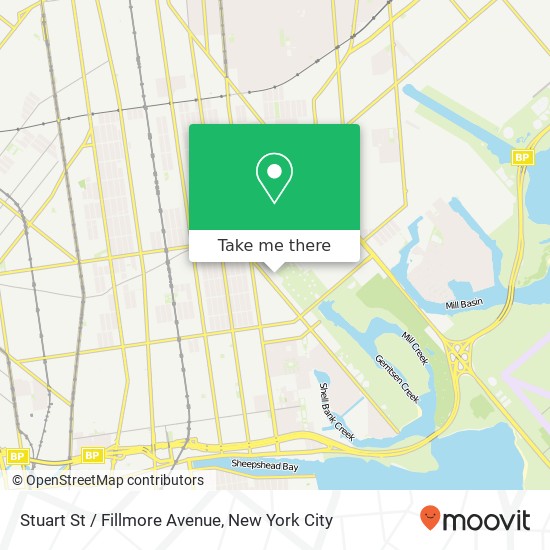 Stuart St / Fillmore Avenue map