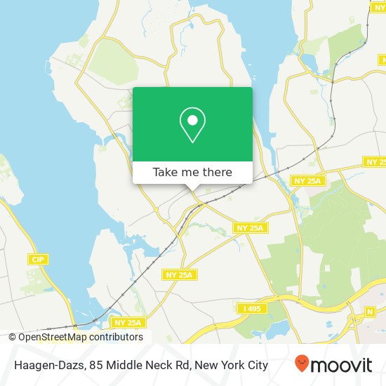 Mapa de Haagen-Dazs, 85 Middle Neck Rd