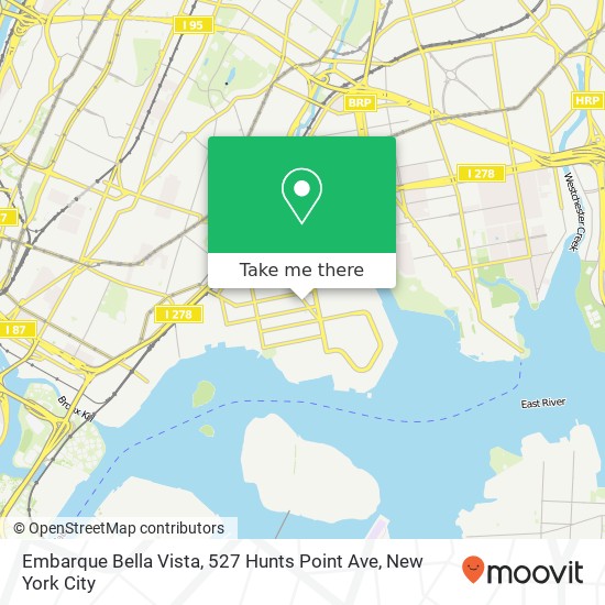 Embarque Bella Vista, 527 Hunts Point Ave map