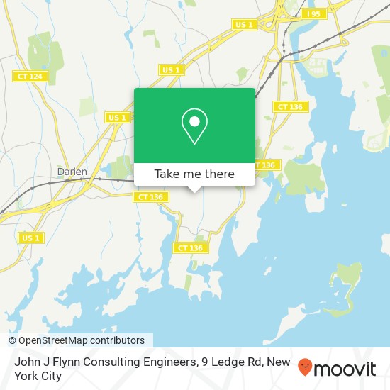 Mapa de John J Flynn Consulting Engineers, 9 Ledge Rd