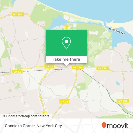 Connicks Corner map