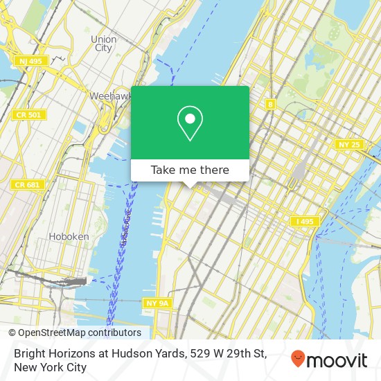 Bright Horizons at Hudson Yards, 529 W 29th St map