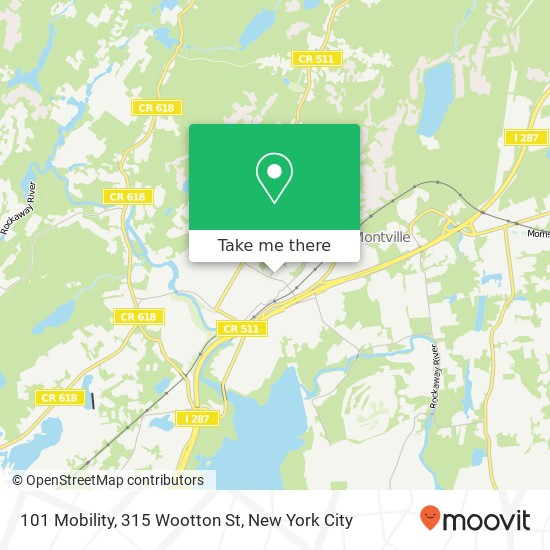 Mapa de 101 Mobility, 315 Wootton St