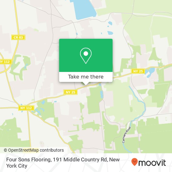 Four Sons Flooring, 191 Middle Country Rd map
