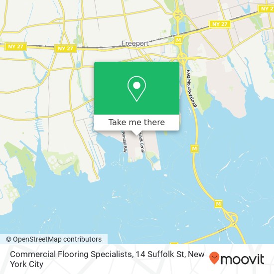 Mapa de Commercial Flooring Specialists, 14 Suffolk St