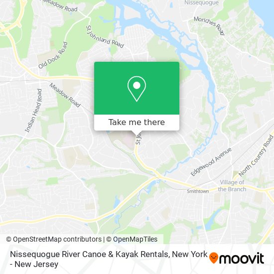 Nissequogue River Canoe & Kayak Rentals map