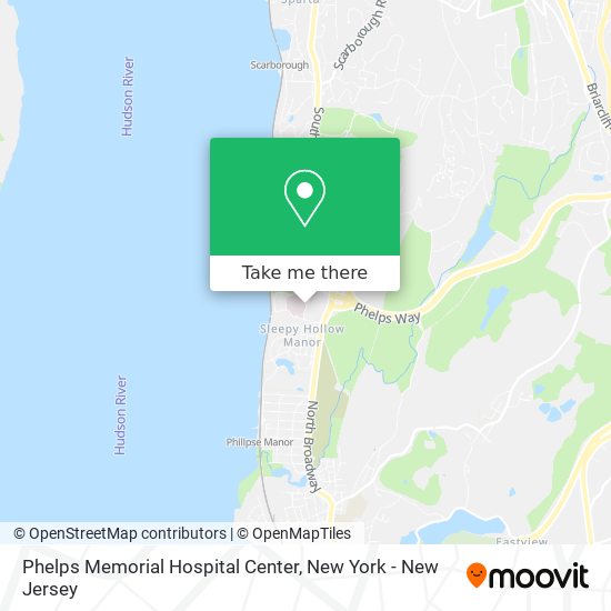 Phelps Memorial Hospital Center map
