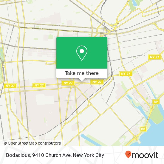 Bodacious, 9410 Church Ave map