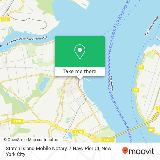 Staten Island Mobile Notary, 7 Navy Pier Ct map