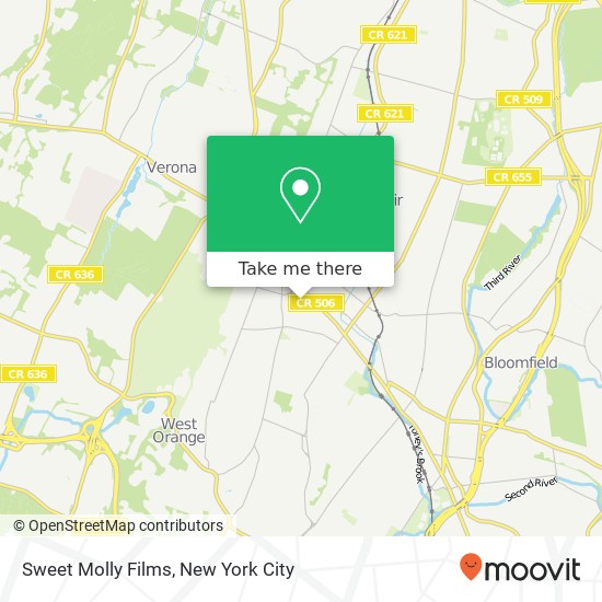 Mapa de Sweet Molly Films