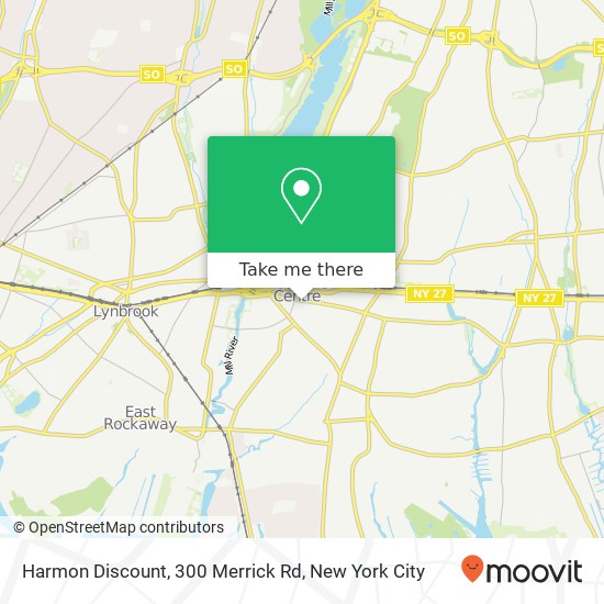 Harmon Discount, 300 Merrick Rd map