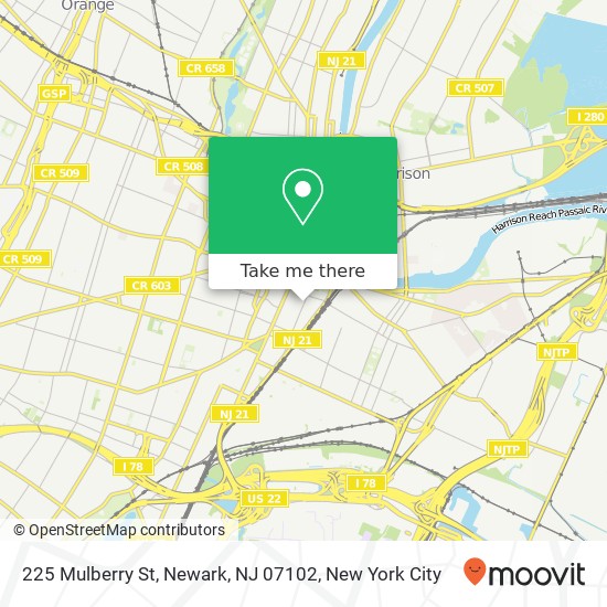 225 Mulberry St, Newark, NJ 07102 map