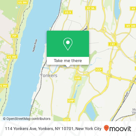 114 Yonkers Ave, Yonkers, NY 10701 map