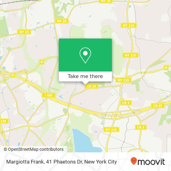 Mapa de Margiotta Frank, 41 Phaetons Dr