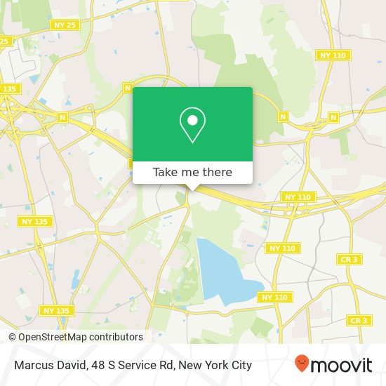 Mapa de Marcus David, 48 S Service Rd