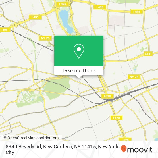 8340 Beverly Rd, Kew Gardens, NY 11415 map