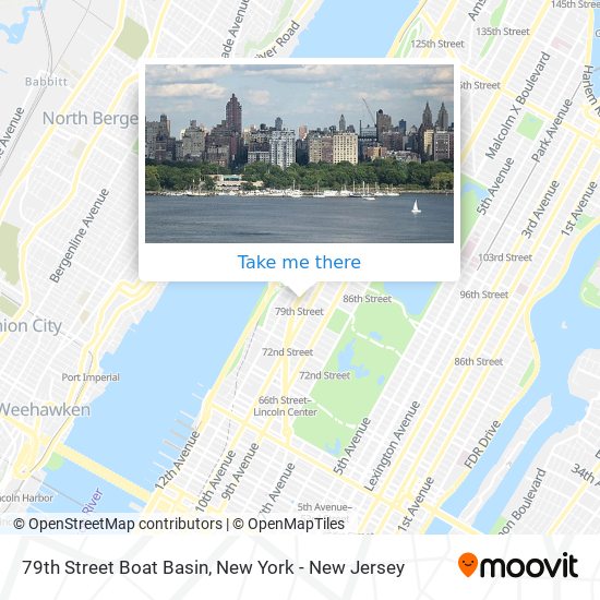 79th Street Boat Basin map