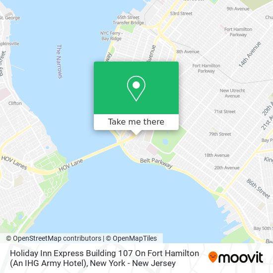 Holiday Inn Express Building 107 On Fort Hamilton (An IHG Army Hotel) map