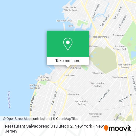 Mapa de Restaurant Salvadoreno Usuluteco 2