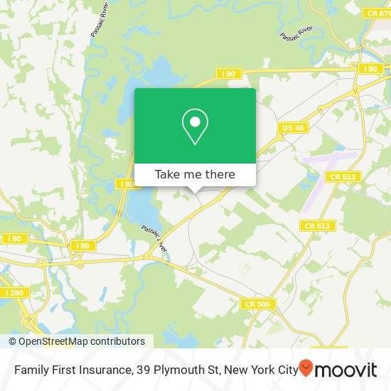 Family First Insurance, 39 Plymouth St map