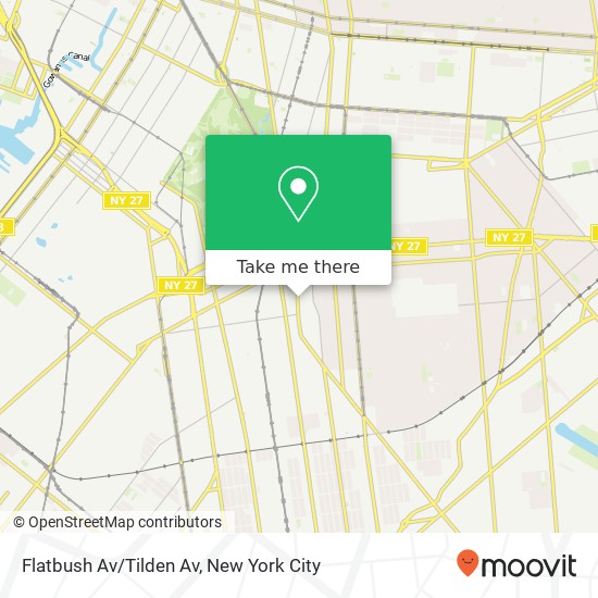 Mapa de Flatbush Av/Tilden Av