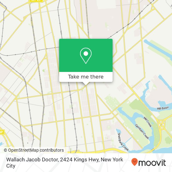 Wallach Jacob Doctor, 2424 Kings Hwy map