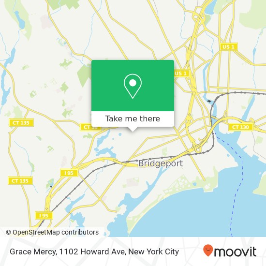 Mapa de Grace Mercy, 1102 Howard Ave