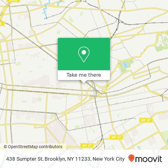438 Sumpter St, Brooklyn, NY 11233 map
