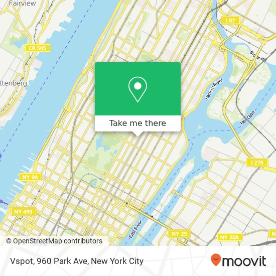 Vspot, 960 Park Ave map