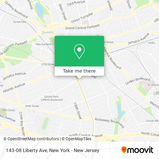 Mapa de 143-08 Liberty Ave