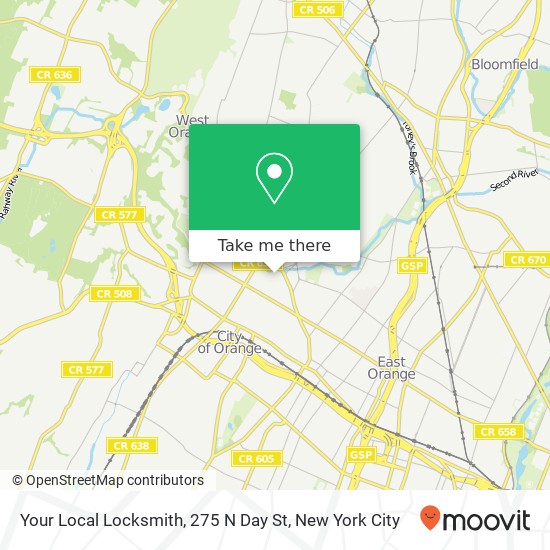 Mapa de Your Local Locksmith, 275 N Day St