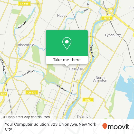 Your Computer Solution, 323 Union Ave map