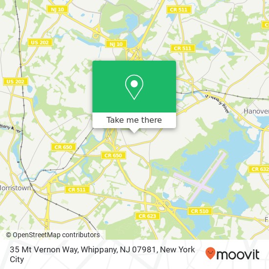 35 Mt Vernon Way, Whippany, NJ 07981 map