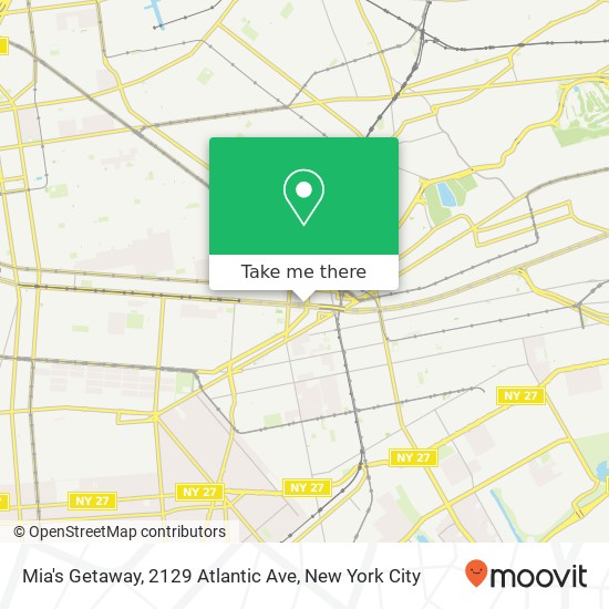 Mapa de Mia's Getaway, 2129 Atlantic Ave