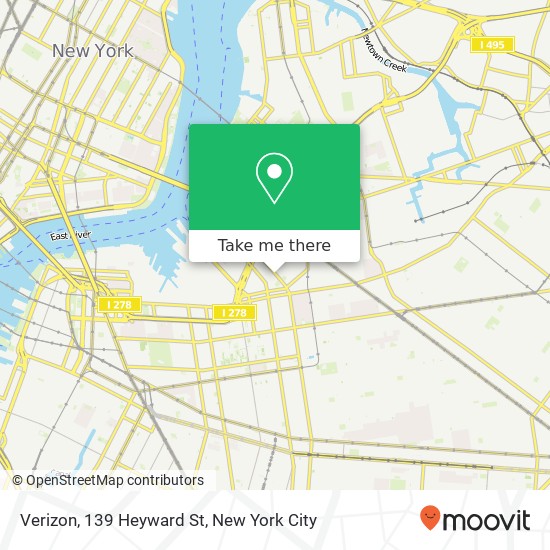 Mapa de Verizon, 139 Heyward St
