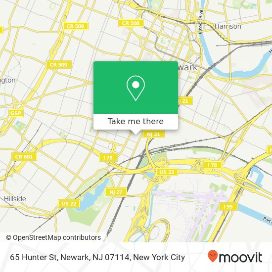 65 Hunter St, Newark, NJ 07114 map