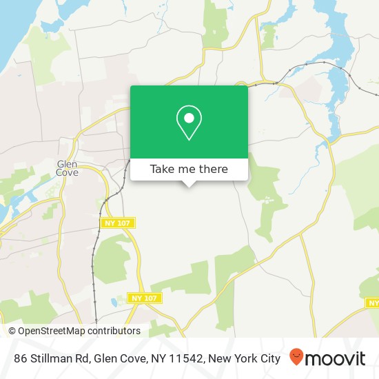 Mapa de 86 Stillman Rd, Glen Cove, NY 11542
