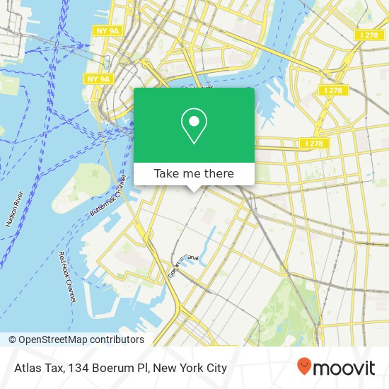 Mapa de Atlas Tax, 134 Boerum Pl