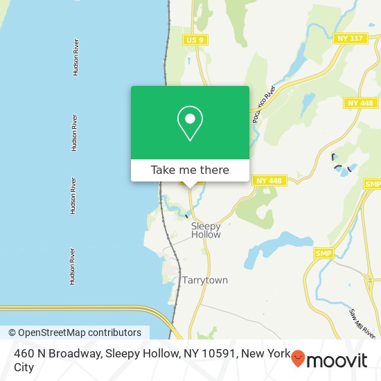 Mapa de 460 N Broadway, Sleepy Hollow, NY 10591