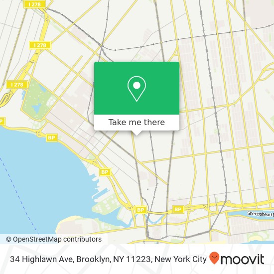 34 Highlawn Ave, Brooklyn, NY 11223 map