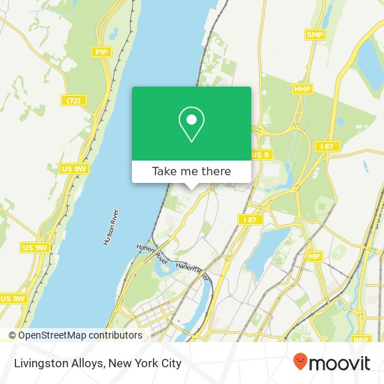 Livingston Alloys map