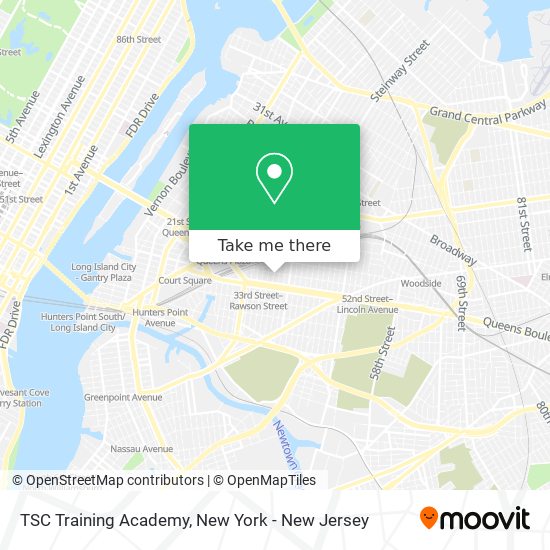 TSC Training Academy map