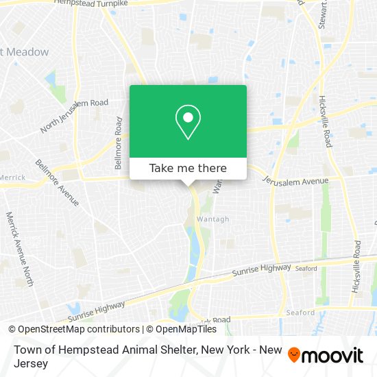 Town of Hempstead Animal Shelter map
