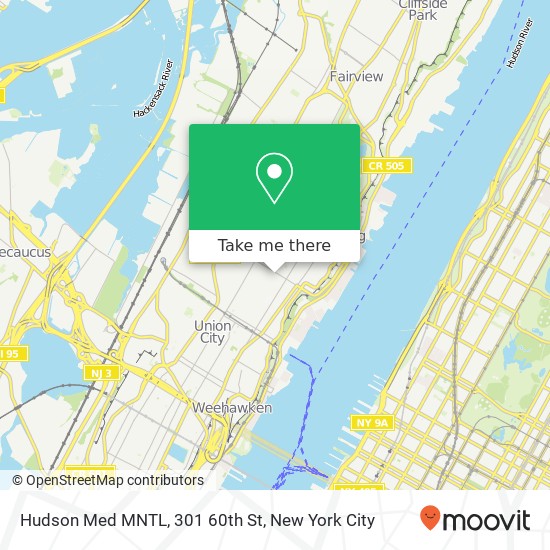 Mapa de Hudson Med MNTL, 301 60th St