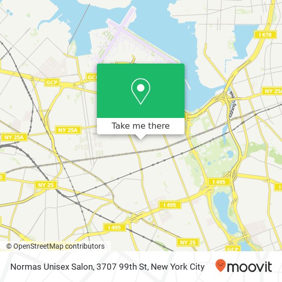 Mapa de Normas Unisex Salon, 3707 99th St