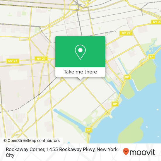 Mapa de Rockaway Corner, 1455 Rockaway Pkwy