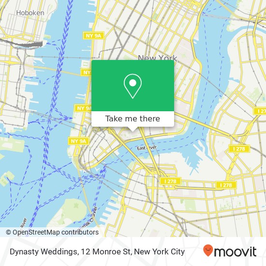 Dynasty Weddings, 12 Monroe St map