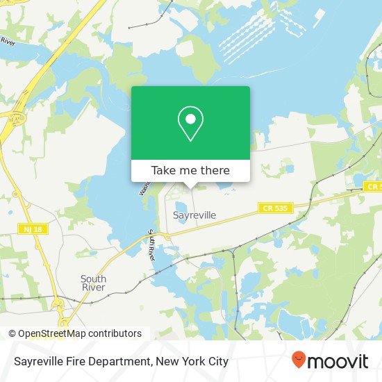 Mapa de Sayreville Fire Department